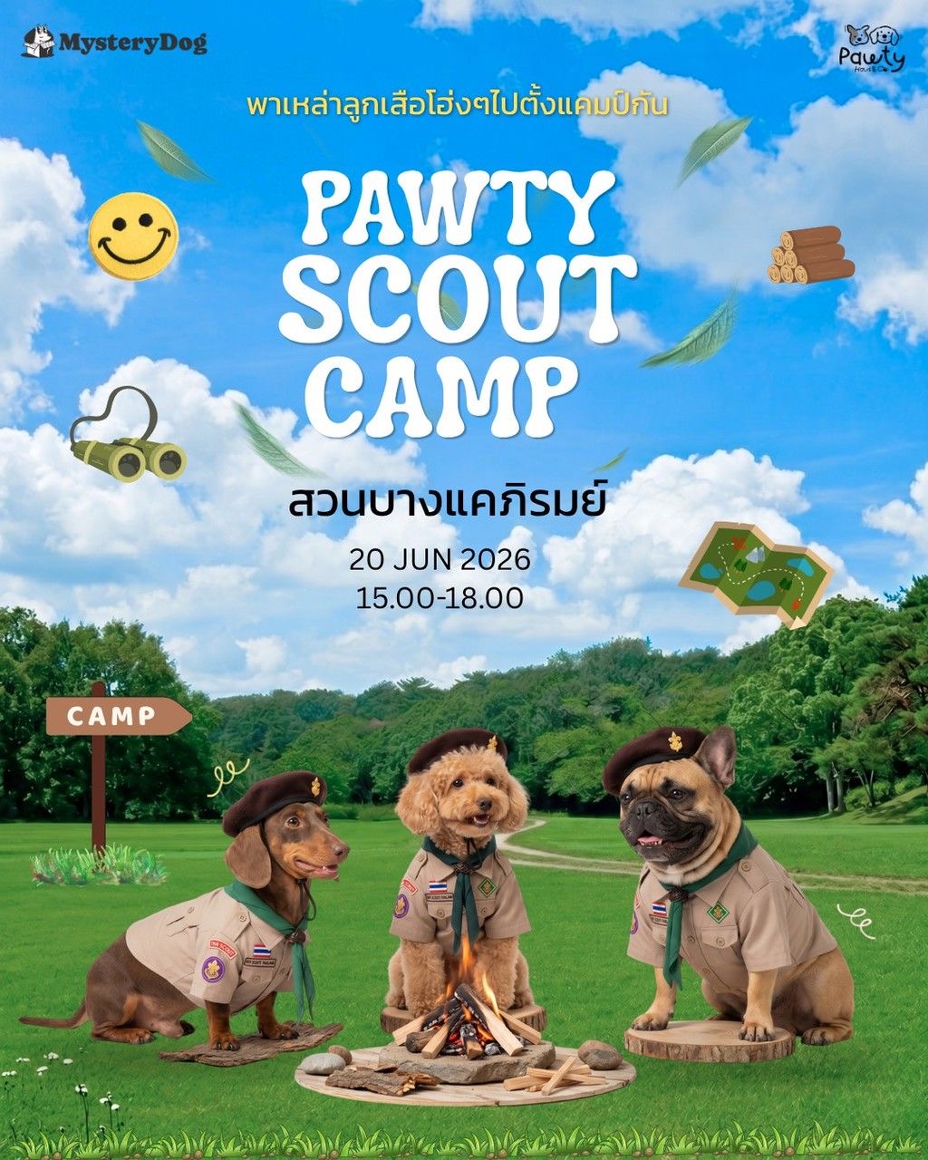 Pawty Scout Camp